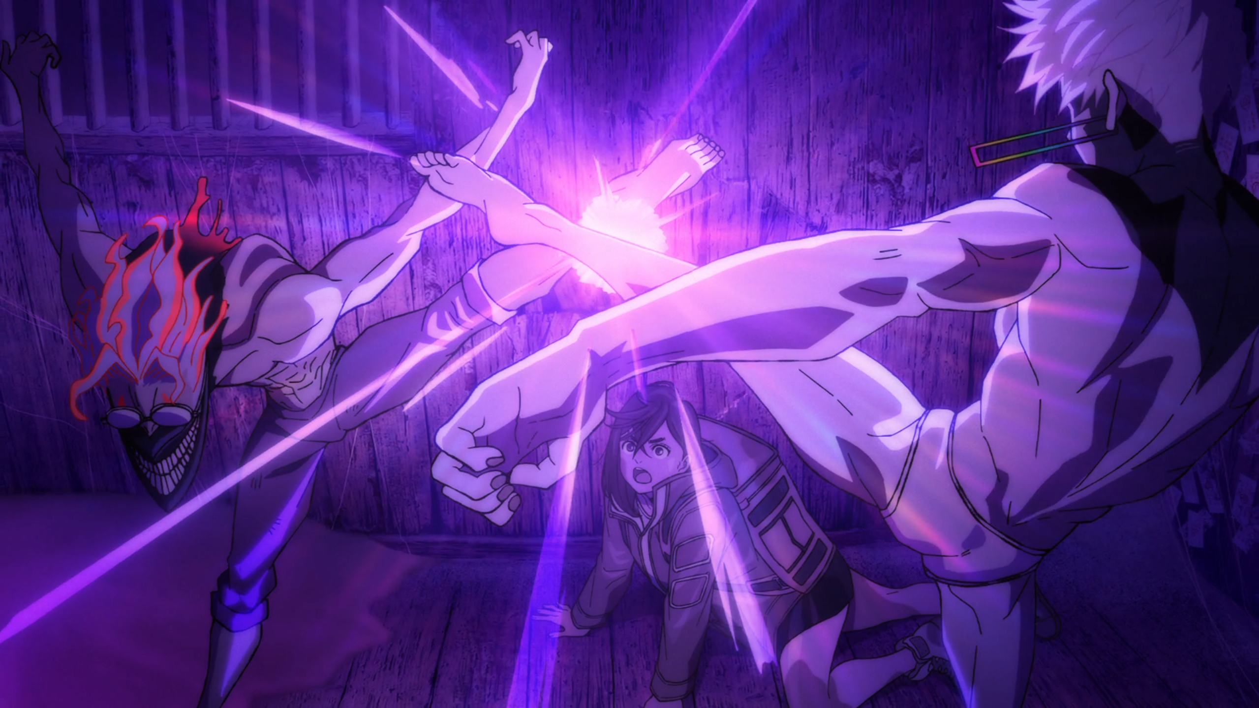 DAN DA DAN Episodio 14: Revelaciones Impactantes y Una Lluvia de Acción ¡No Te Lo Puedes Perder! Escena de lucha en DAN DA DAN