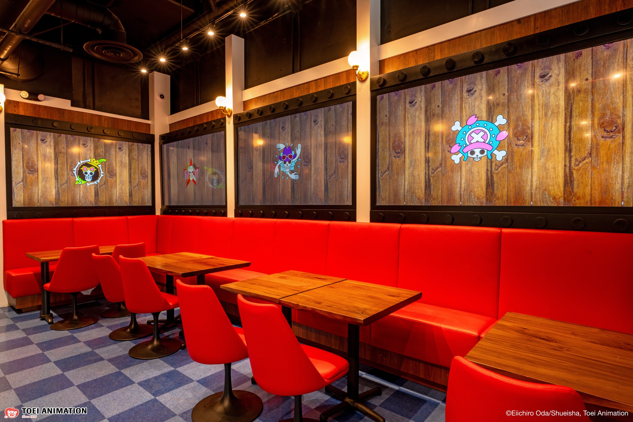 ¡Los Angeles da la bienvenida al Café One Piece el 2 de agosto! Descubre mercancía exclusiva y emocionantes sorteos en la inauguración. One Piece Cafe Interior