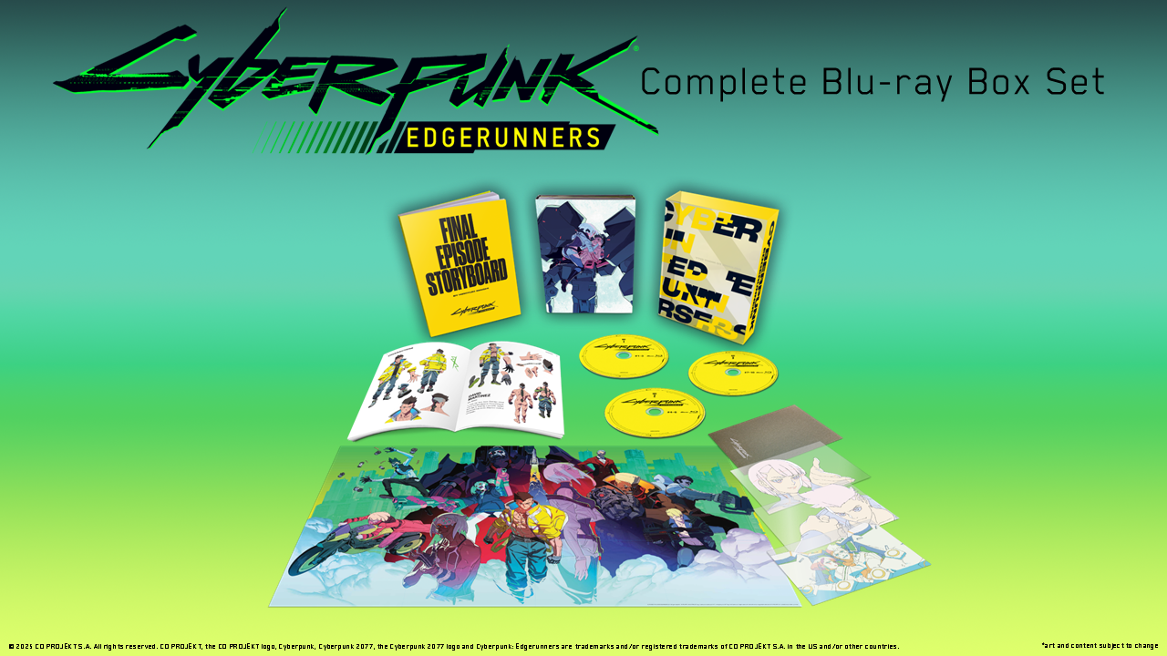 CYBERPUNK: EDGERUNNERS Blu-ray cover