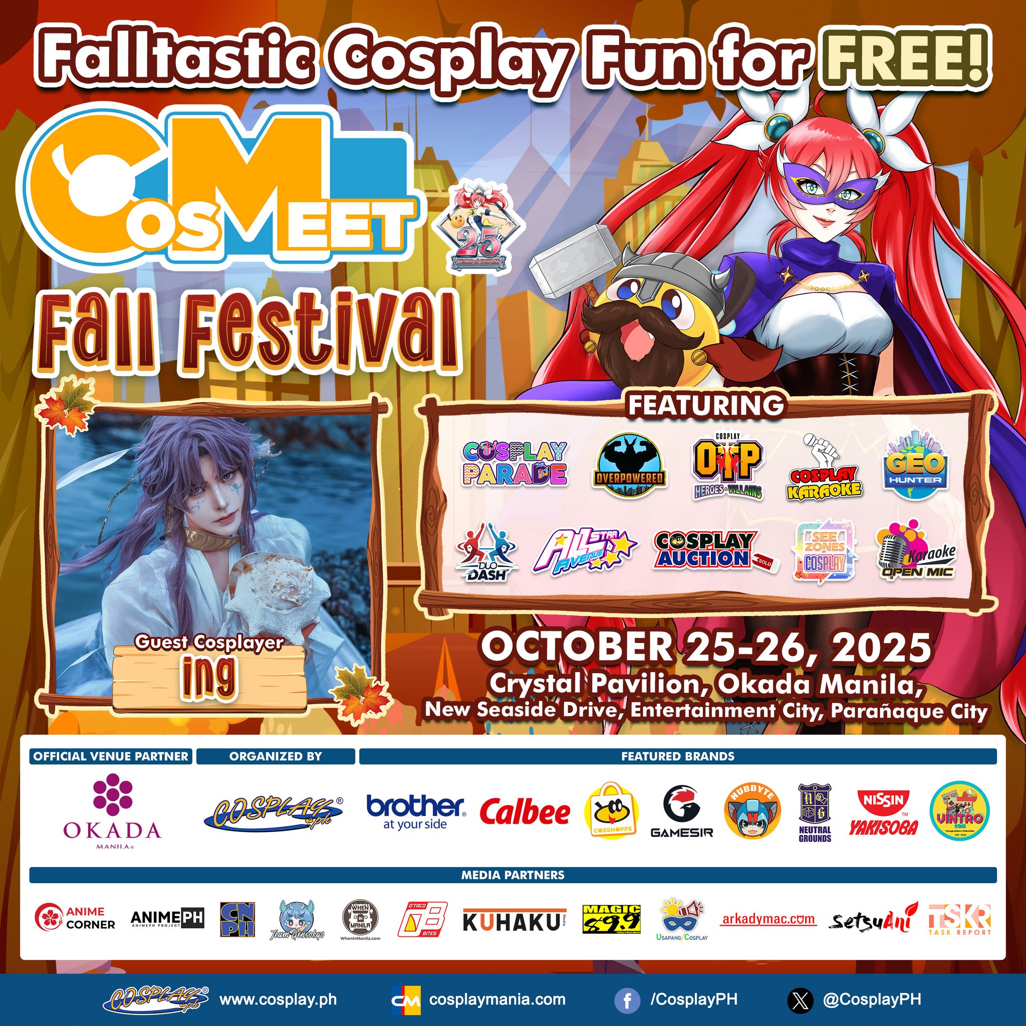 ¡Prepárate! CosMeet 2025 Regresa a Okada Este 25 y 26 de Octubre ¡No te lo Puedes Perder! CosMeet 2025