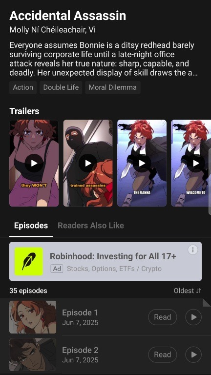 ¡La App de WEBTOON se Renueva! Descubre Nuevos Episodios en Video y la Sorprendente Nueva Pestaña de Visualización Imagen descripción