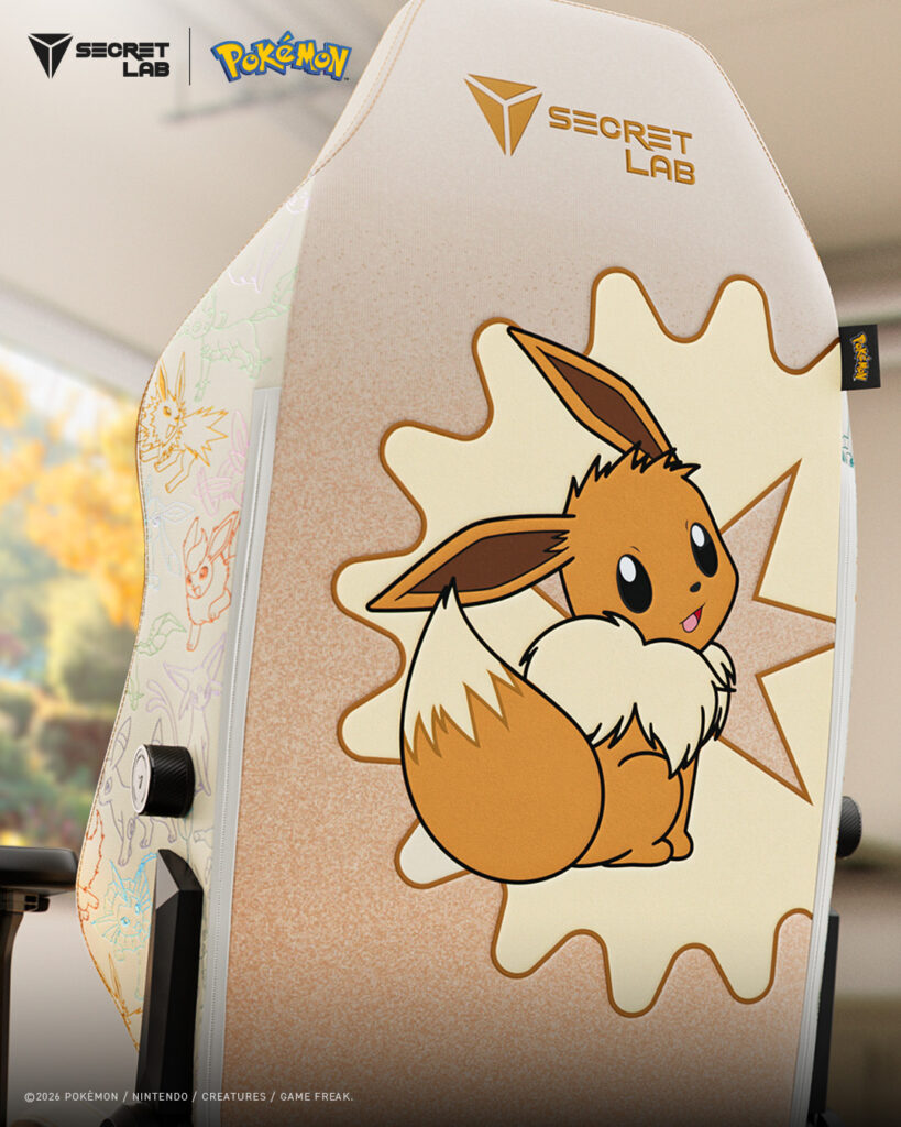 Secretlab TITAN Evo Pokémon Eevee Edition